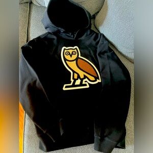 OVO Chenille Bubble Hoodie - Black